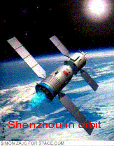 Shenzhou in orbit
